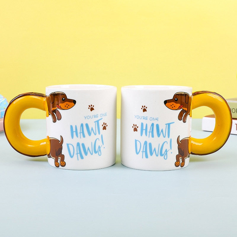 Dachshund Coffee Mug Creative Ceramic Cup - Dachshund Shop