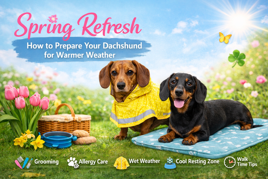 Spring Refresh: How to Prepare Your Dachshund for Warmer Weather