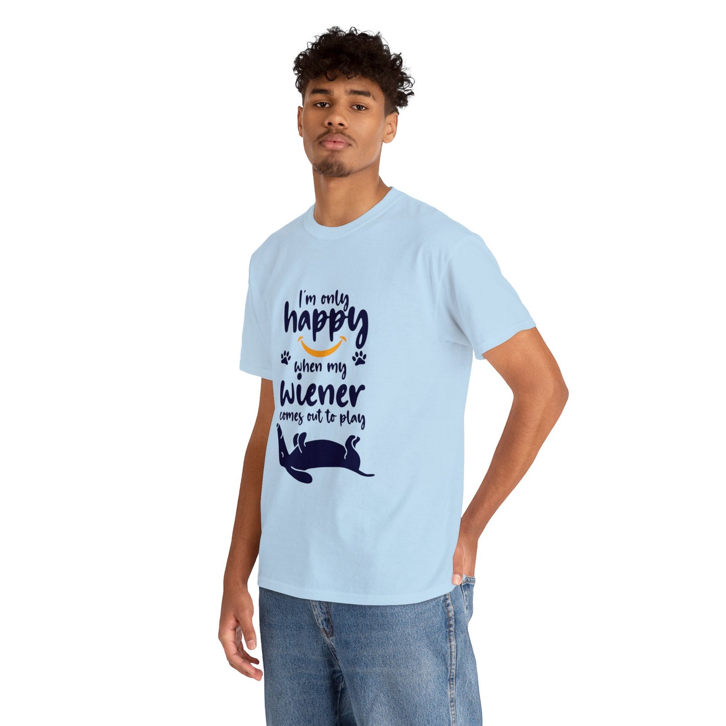 Hugo- Camiseta de algodón unisex 