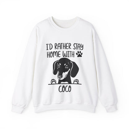 Sudadera personalizada con nombre de perro salchicha - Sudadera unisex