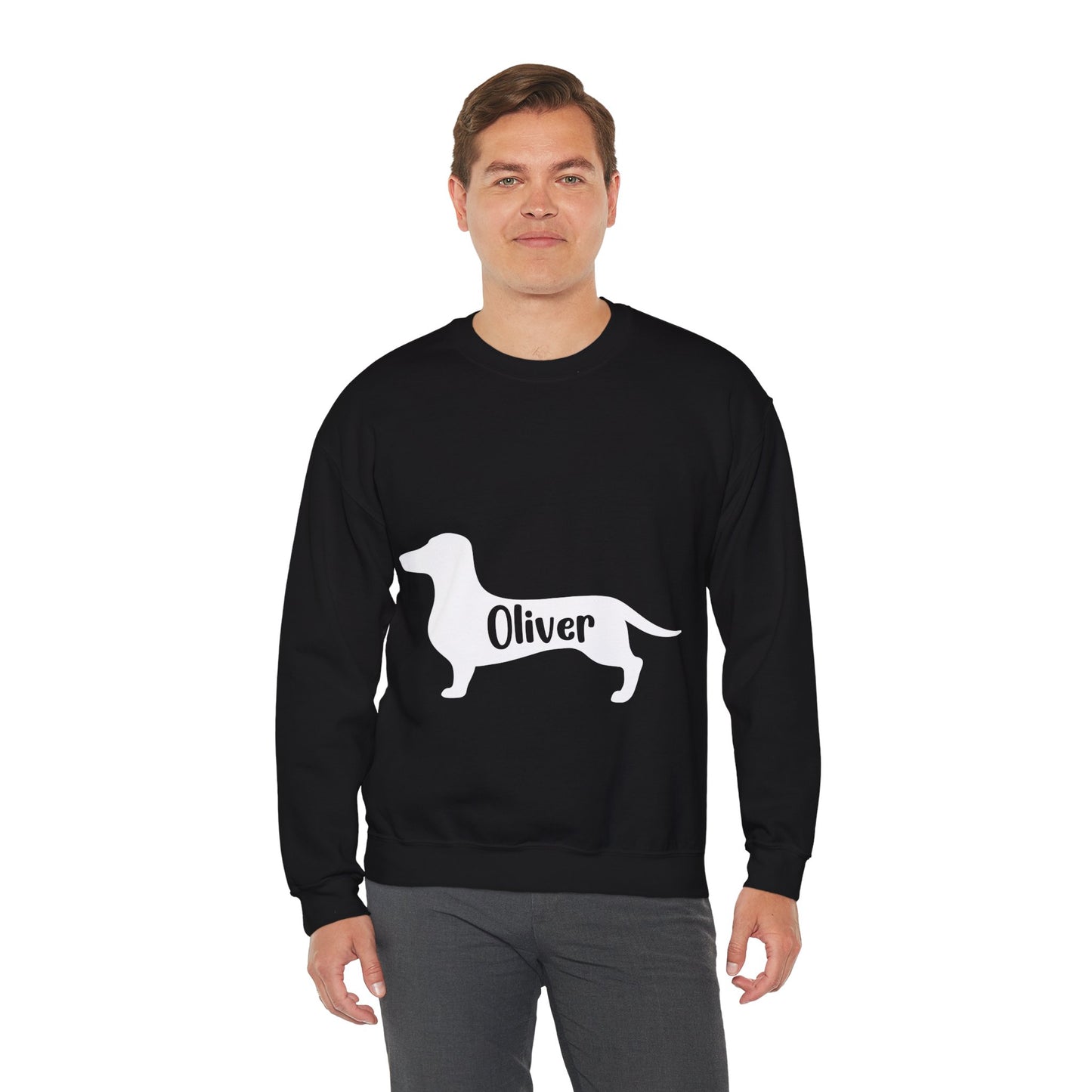 Sudadera personalizada con nombre de perro salchicha - Sudadera unisex 