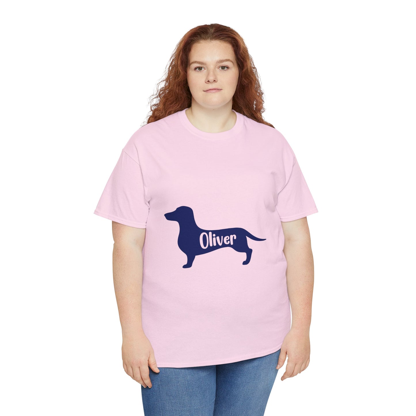 Camiseta personalizada con Nombre de Perro Salchicha - Camiseta para Nombre de Perro Salchicha 