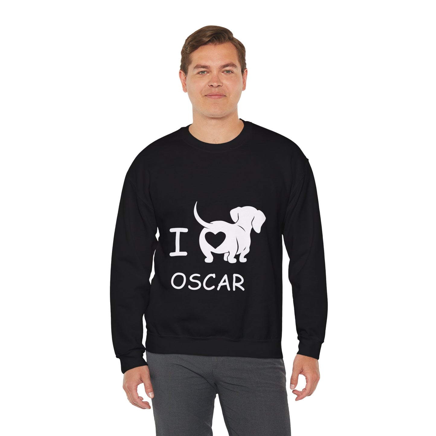 Sudadera personalizada con nombre de perro salchicha - Sudadera unisex 