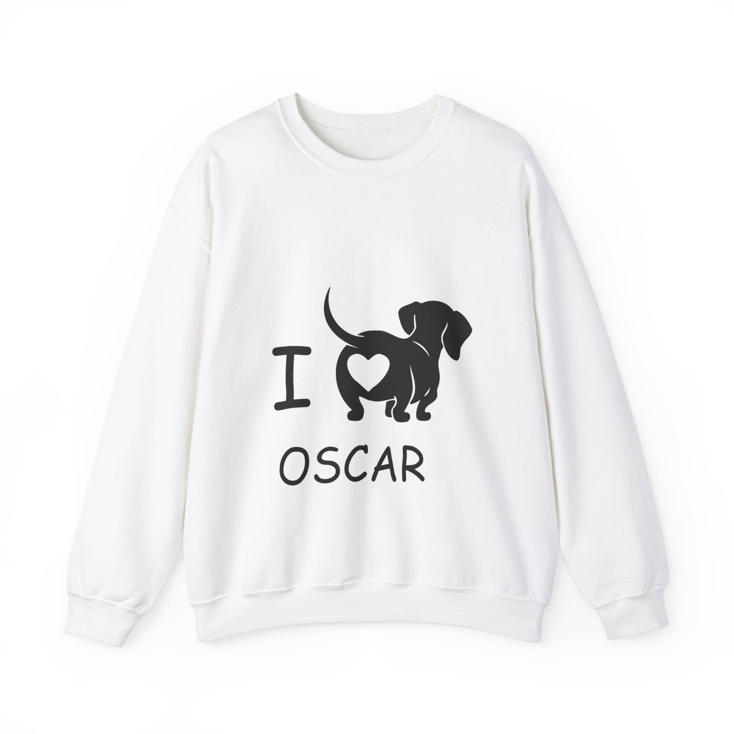 Sudadera personalizada con nombre de perro salchicha - Sudadera unisex 