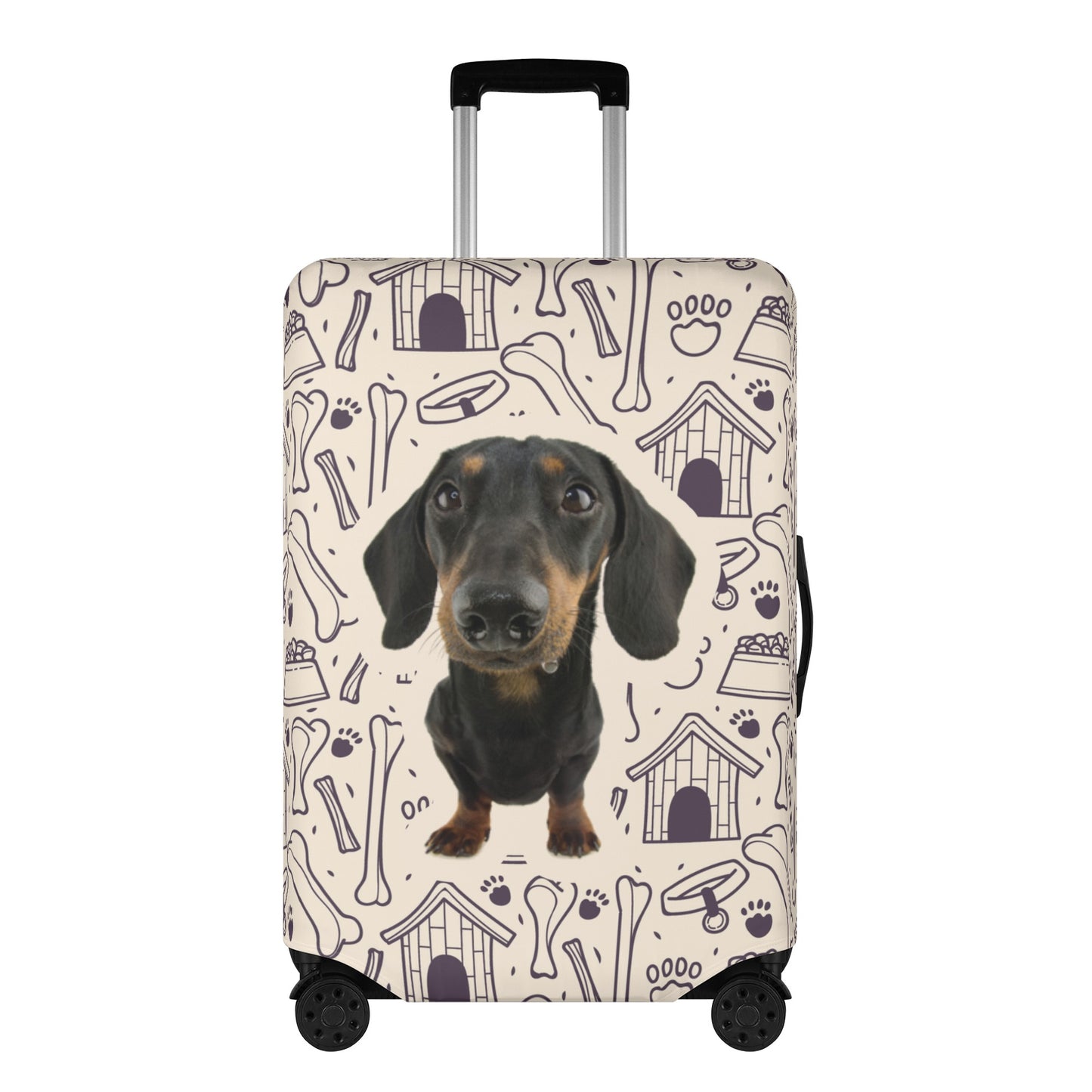 Funda de equipaje personalizada con imagen de Dachshund