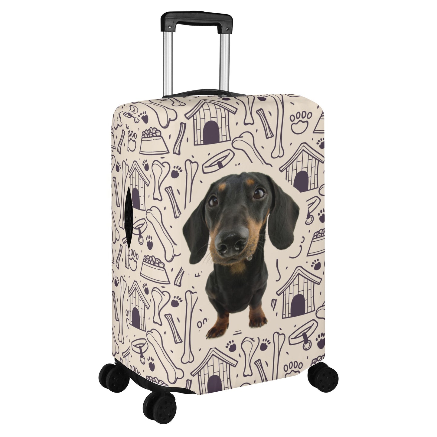 Funda de equipaje personalizada con imagen de Dachshund