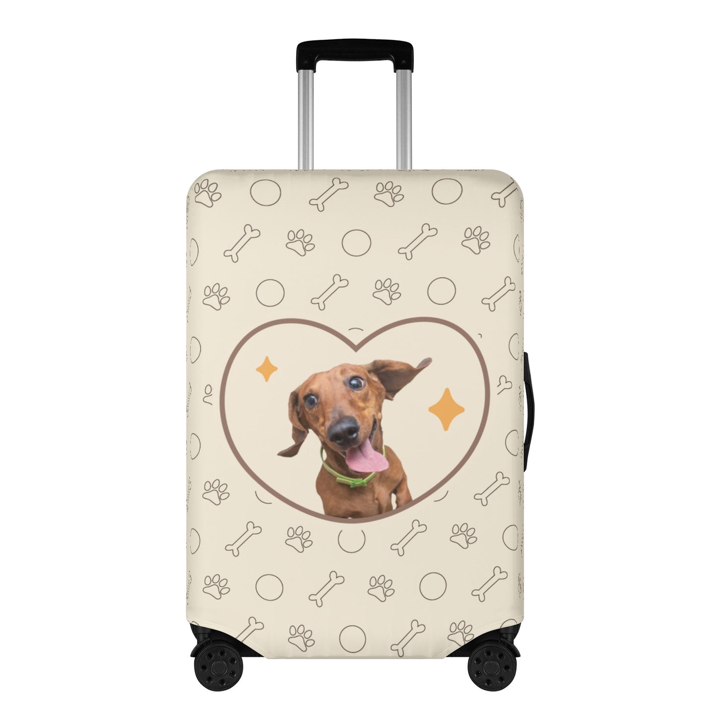 Funda de equipaje personalizada con imagen de Dachshund