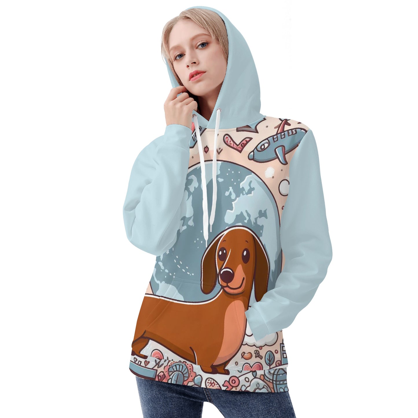 Señora - Sudadera con capucha y estampado integral