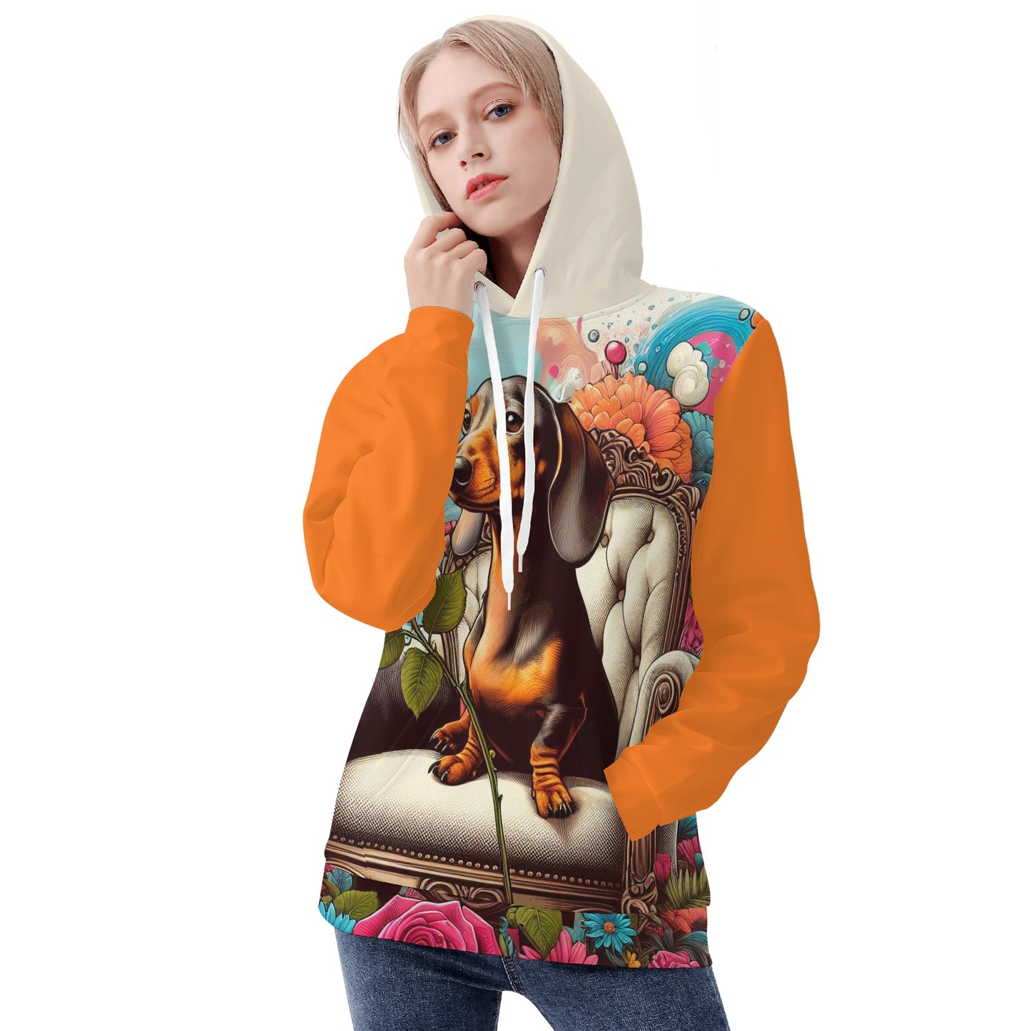 Lola - Sudadera con capucha y estampado integral