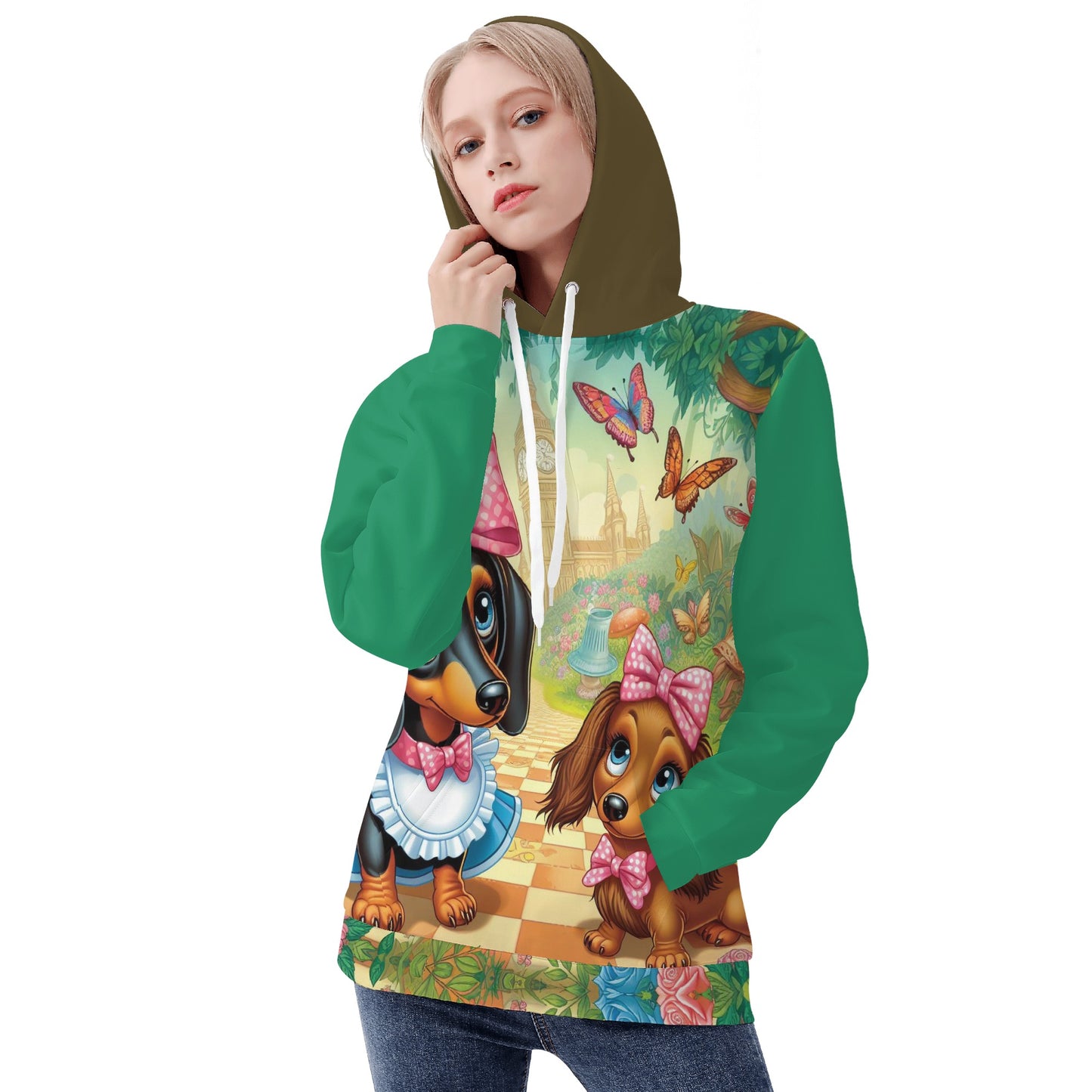 Willow - Sudadera con capucha y estampado integral