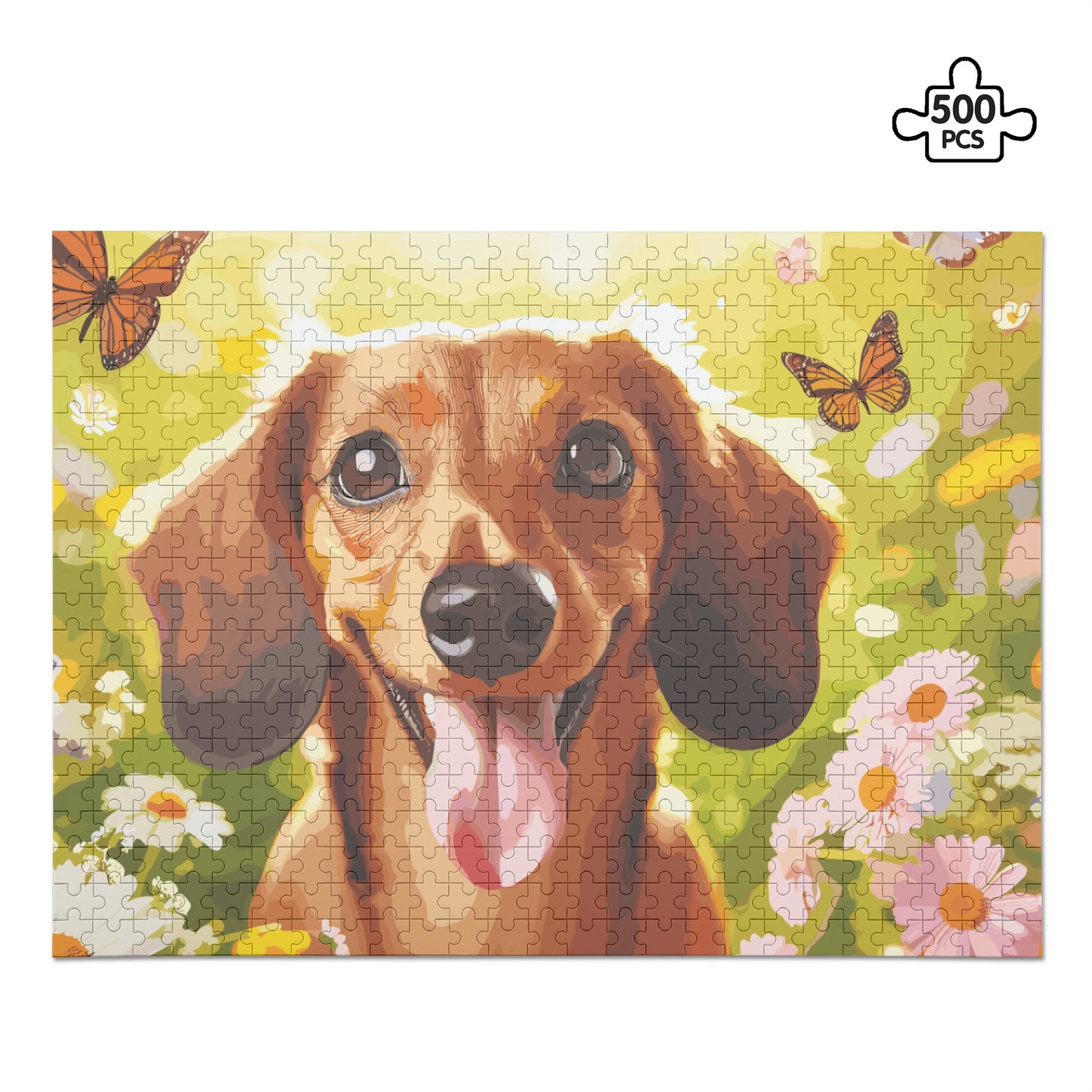 Puzzle personalizado con imagen de Perro Salchicha - Puzzle