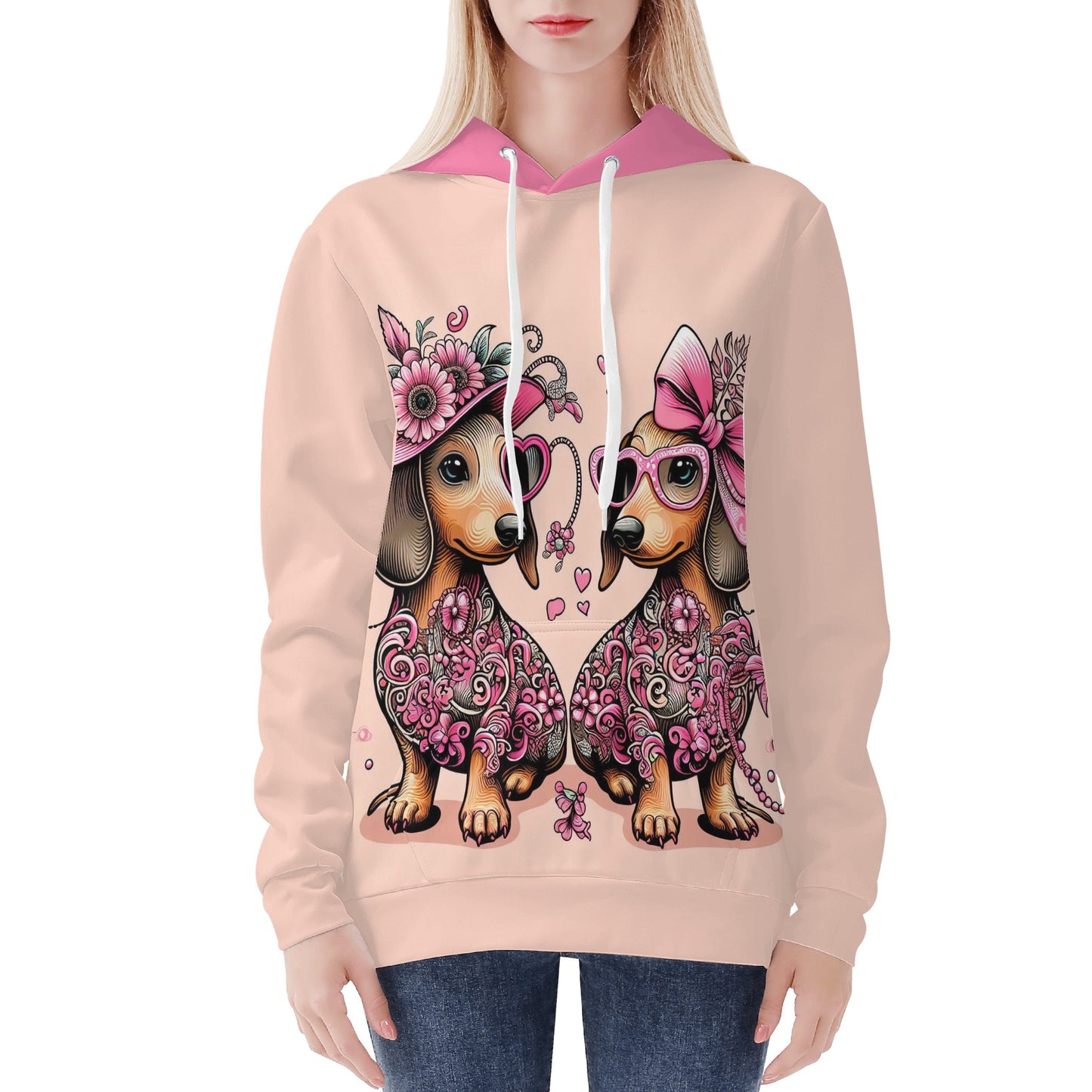 Nora - Sudadera con capucha y estampado integral