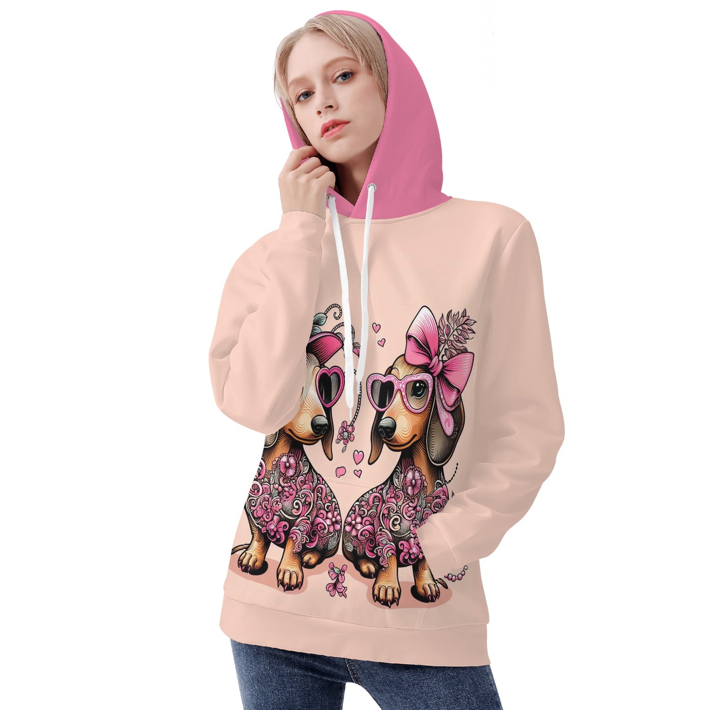 Nora - Sudadera con capucha y estampado integral