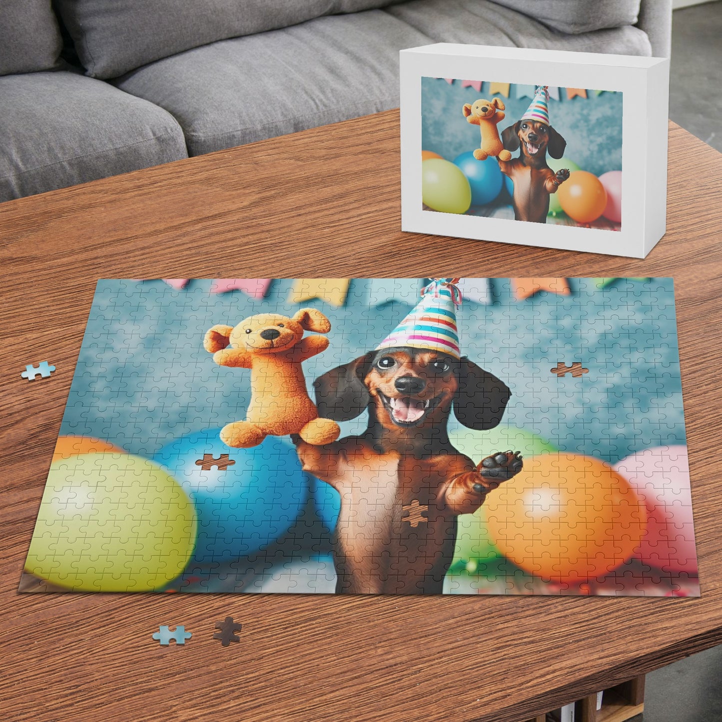 Puzzle personalizado con imagen de Perro Salchicha - Puzzle