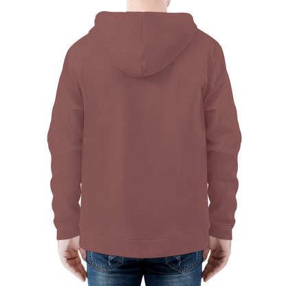 Lillian - Sudadera con capucha y cremallera con estampado integral