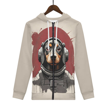 Piper - Sudadera con capucha y cremallera con estampado integral