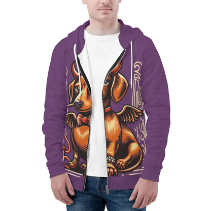 Duke - Sudadera con capucha y cremallera con estampado integral