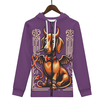 Duke - Sudadera con capucha y cremallera con estampado integral