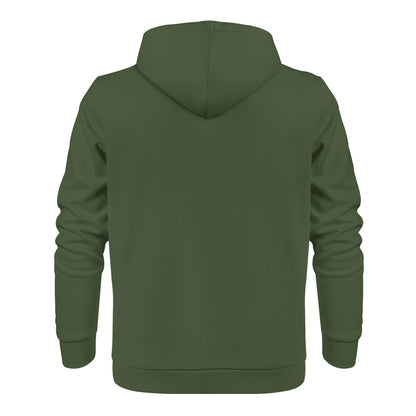 King - Sudadera con capucha y cremallera con estampado integral