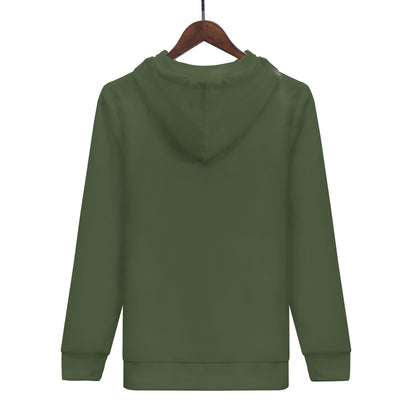King - Sudadera con capucha y cremallera con estampado integral