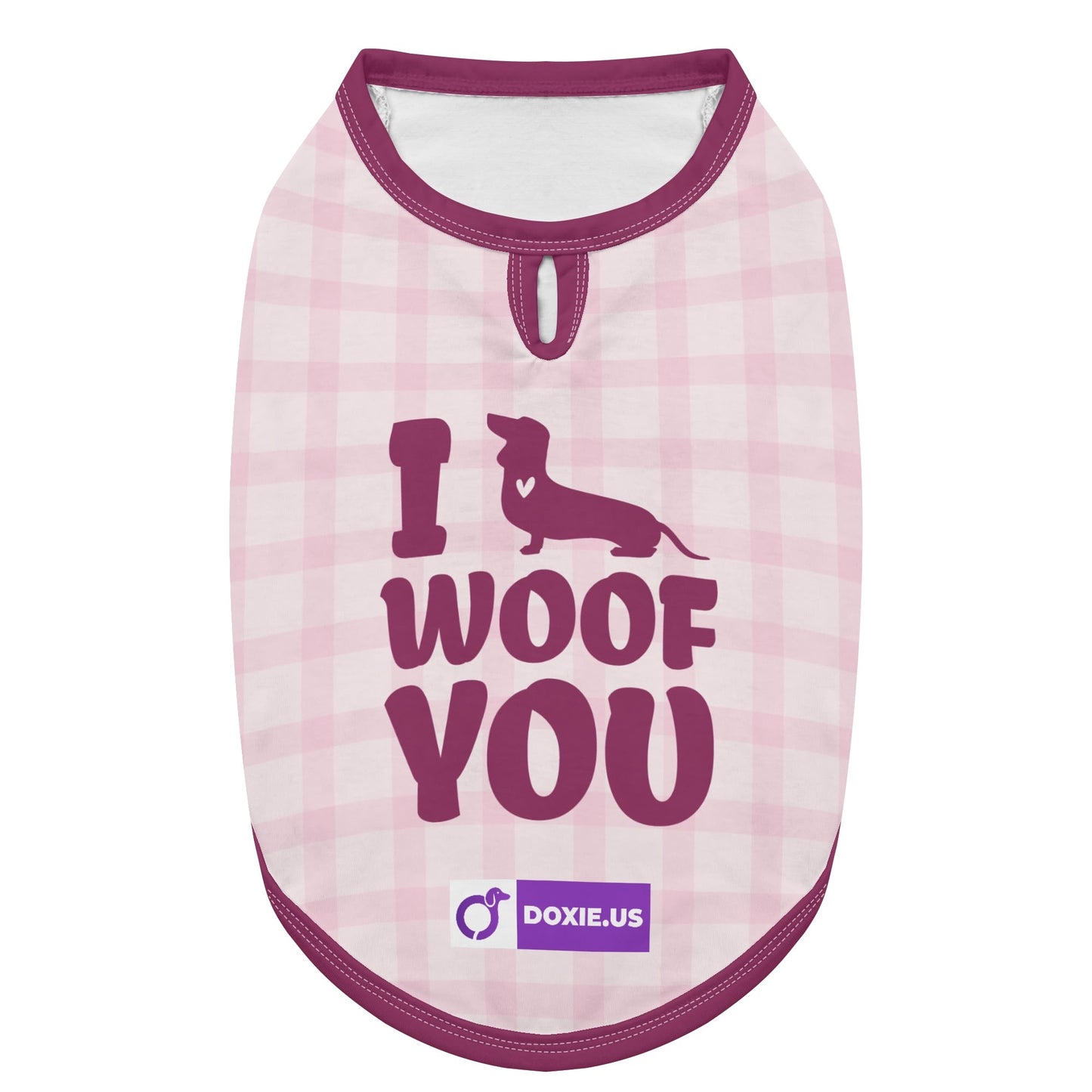 I woof you -  Shirt for Dachshunds