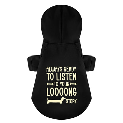 Honey - Personalized Dachshund Hoodies with Funny Quotes – Stylish, Cozy, and Premium 100% Cotton