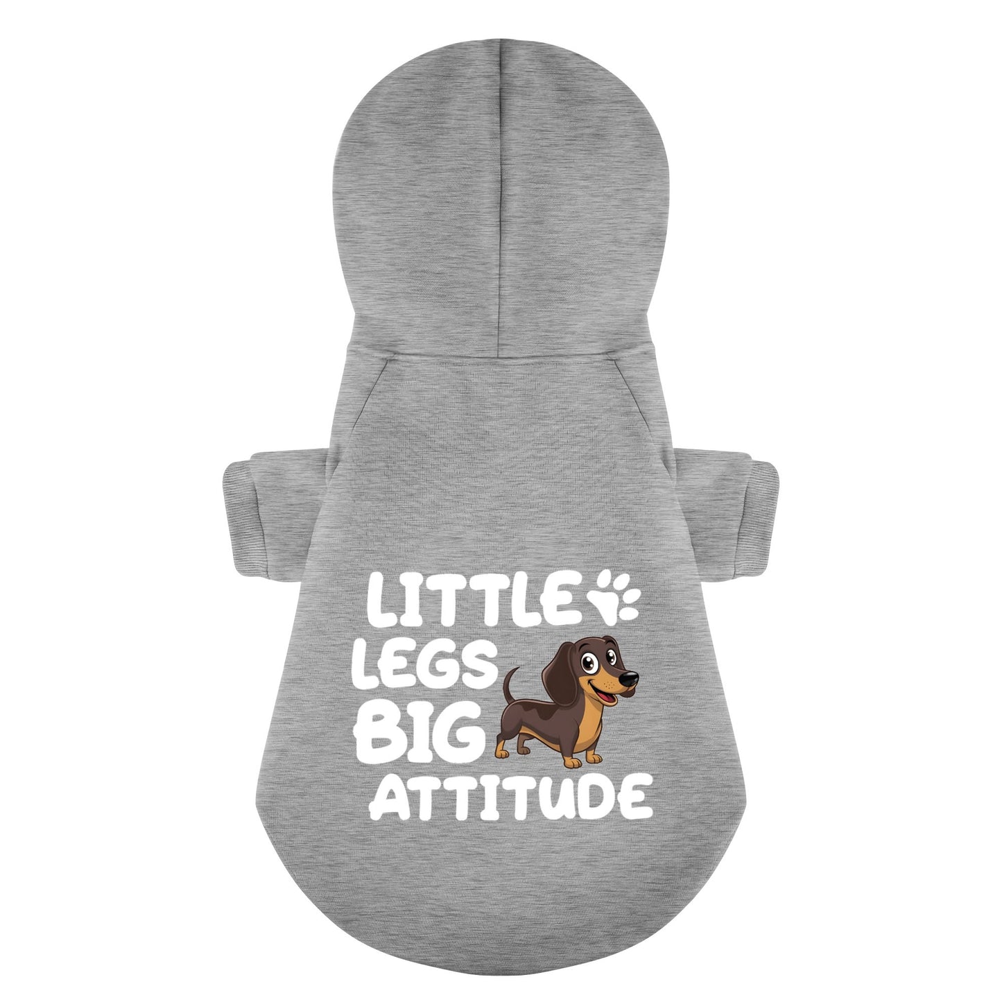 Little Legs, BIG ATTITUDE - Personalized Dachshund Hoodies with Funny Quotes – Stylish, Cozy, and Premium 100% Cotton