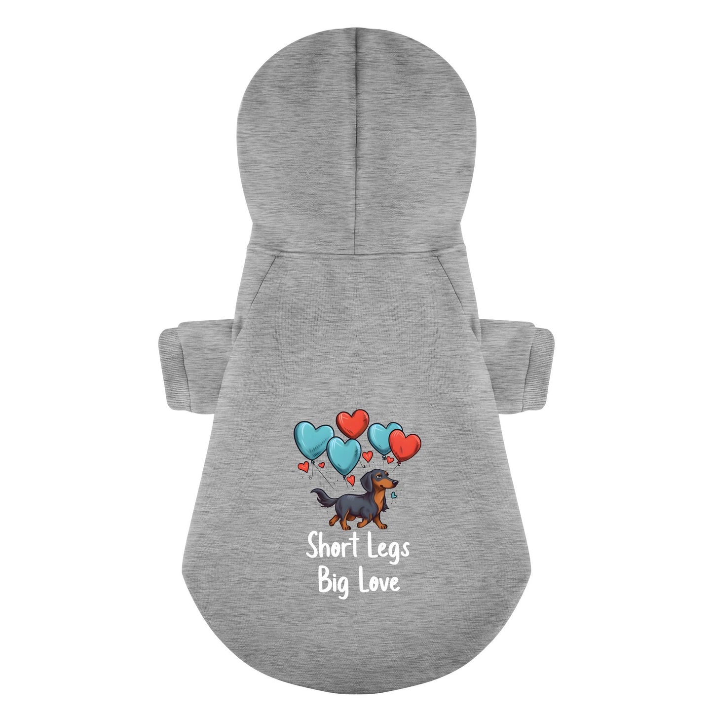 Short Legs, Big Love - Personalized Dachshund Hoodies with Funny Quotes – Stylish, Cozy, and Premium 100% Cotton