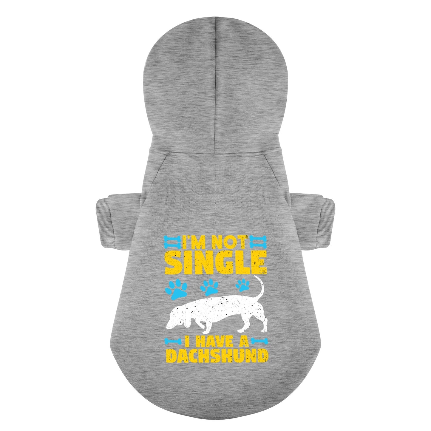 IM NOT A SINGLE - Personalized Dachshund Hoodies with Funny Quotes – Stylish, Cozy, and Premium 100% Cotton