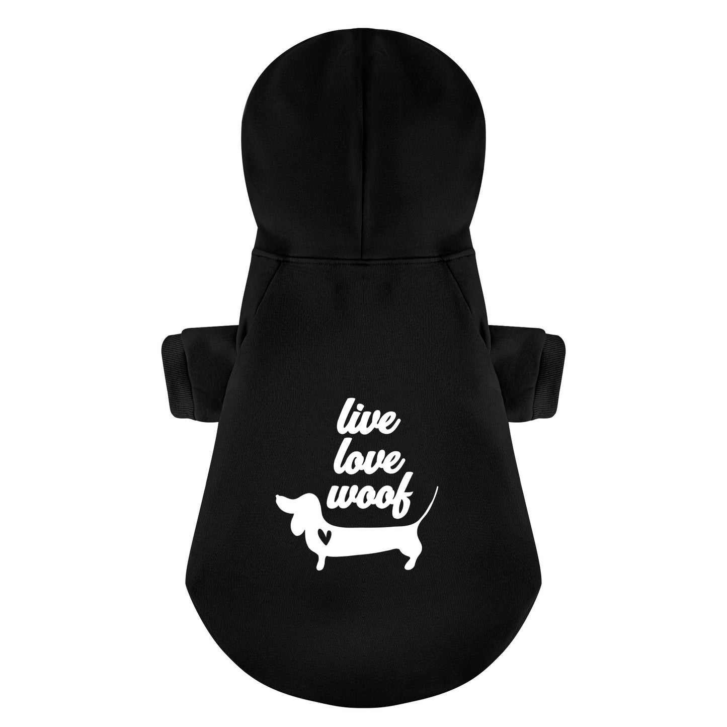 Woof - Personalized Dachshund Hoodies with Funny Quotes – Stylish, Cozy, and Premium 100% Cotton