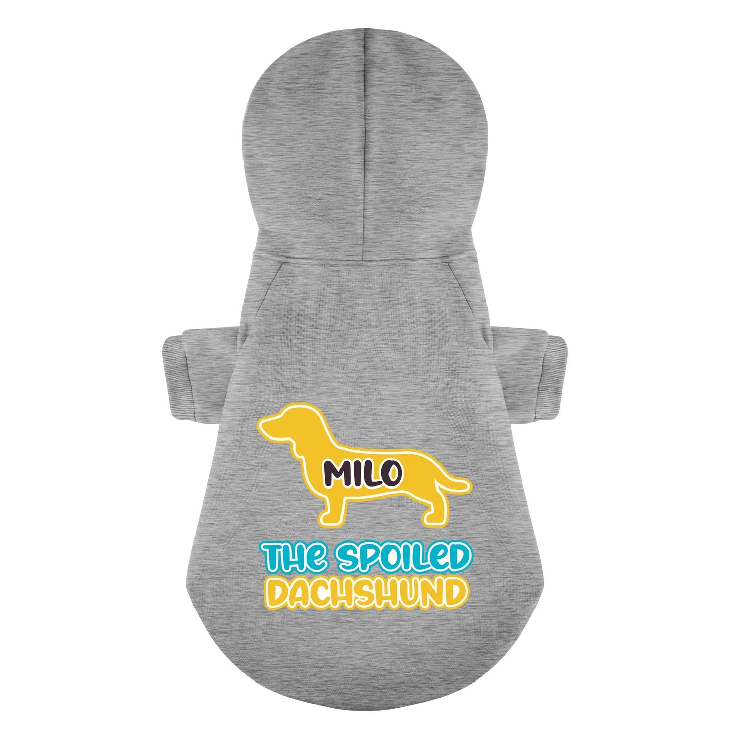 The Spoiled Dachshund - Personalized Dachshund Hoodies with your doxie name – Stylish, Cozy, and Premium 100% Cotton