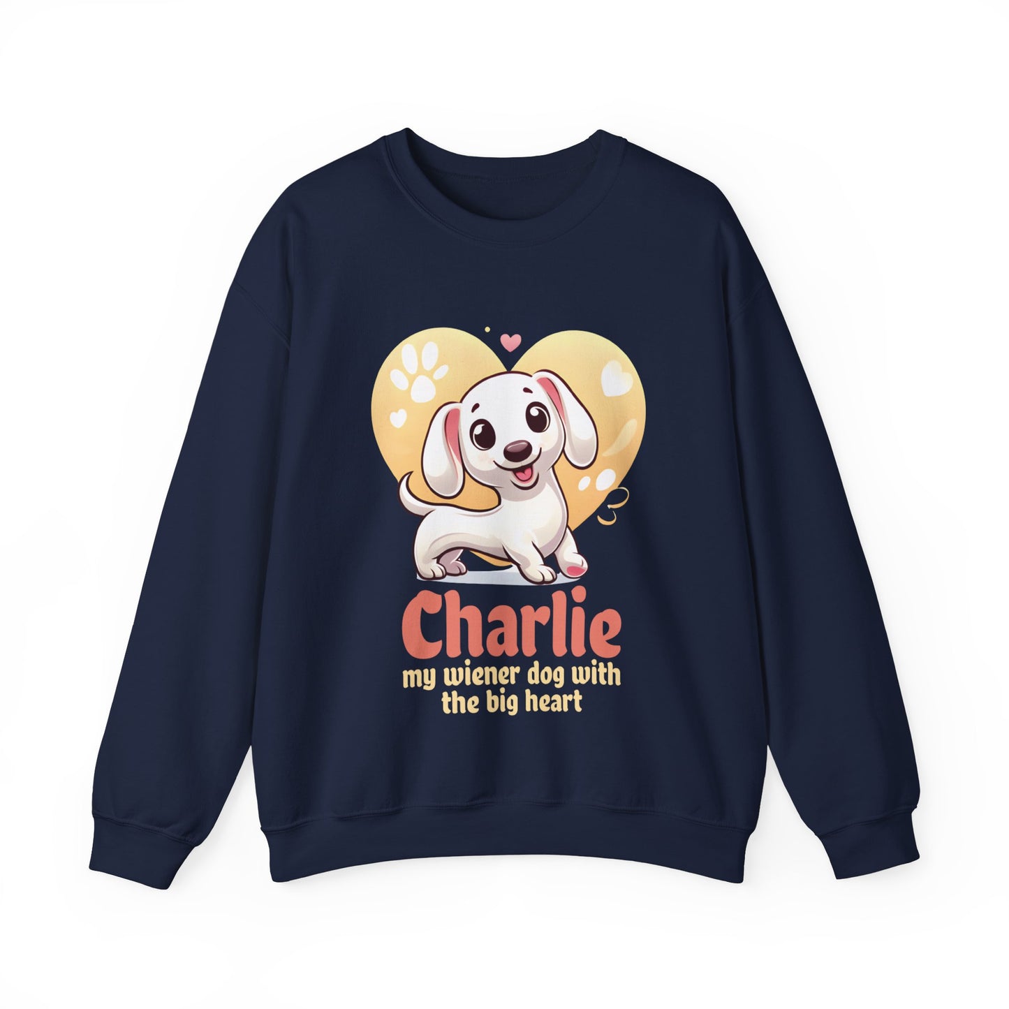 Sudadera personalizada con nombre de perro salchicha - Sudadera unisex 