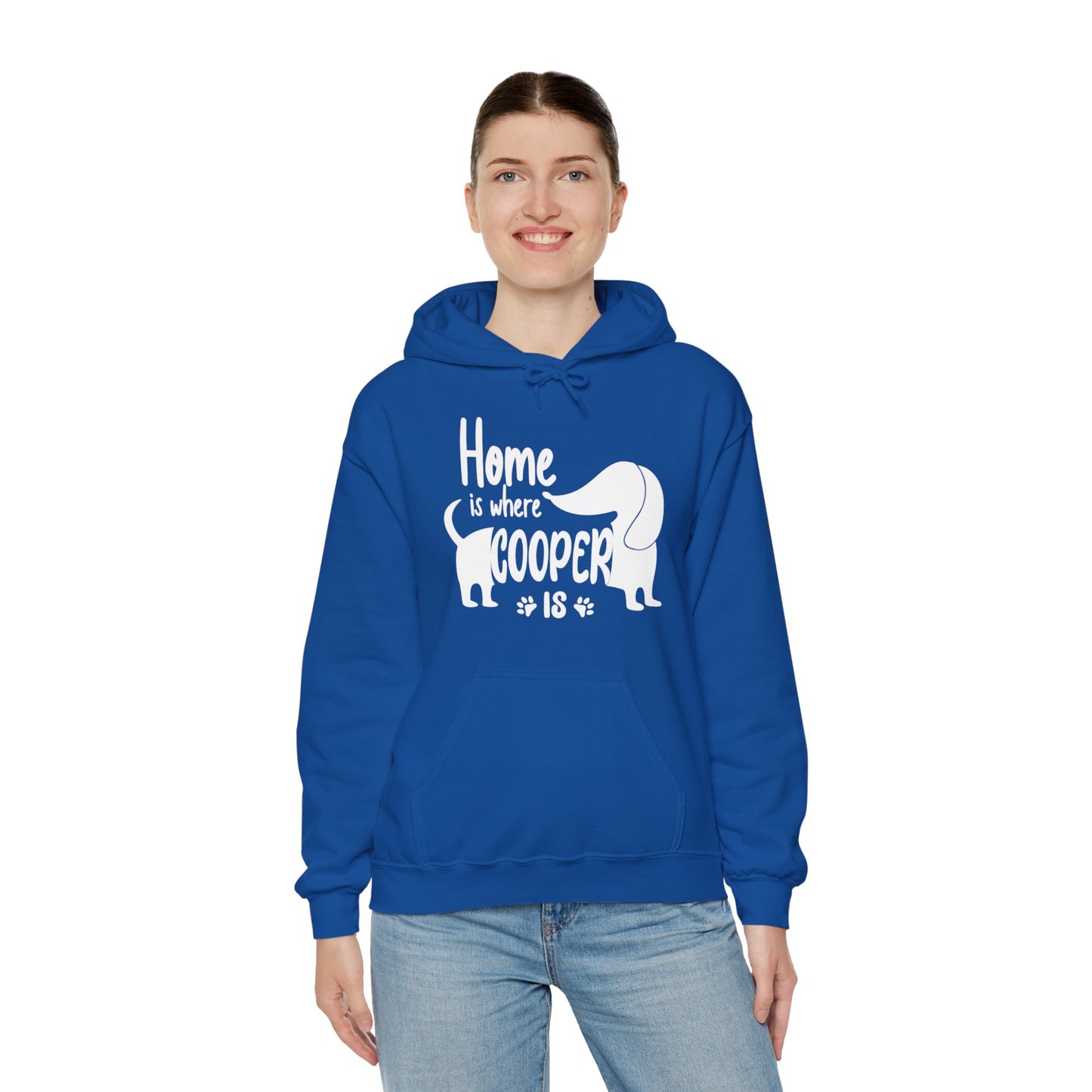 Sudadera con capucha personalizada con nombre de perro salchicha - Sudadera con capucha unisex 