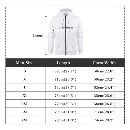 Linnet - Sudadera con capucha y cremallera con estampado integral