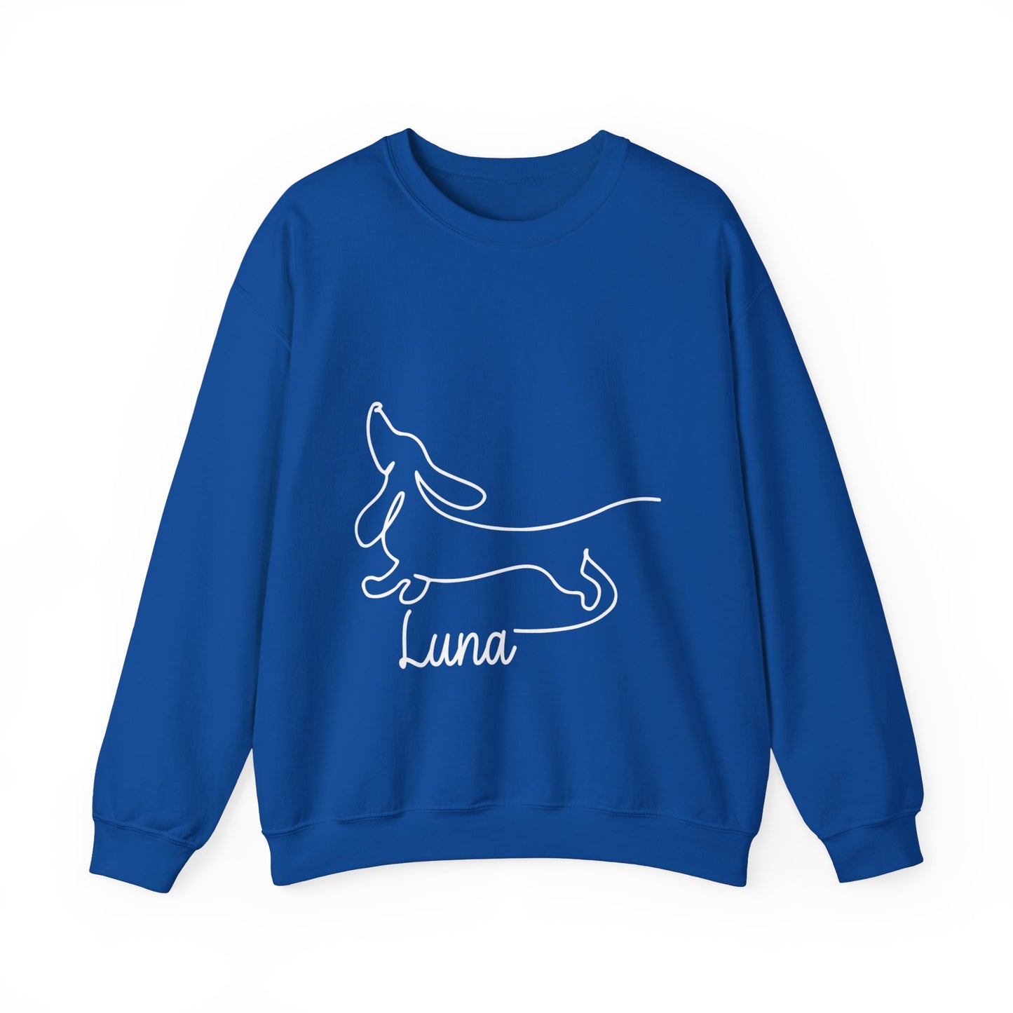 Sudadera personalizada con nombre dachshund - Sudadera unisex para amantes de Dachshund 