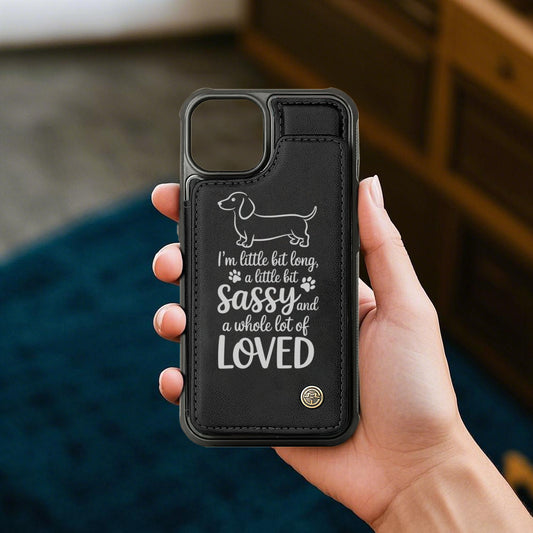 Xandra - Leather Wallet Case for for iPhone & Samsung