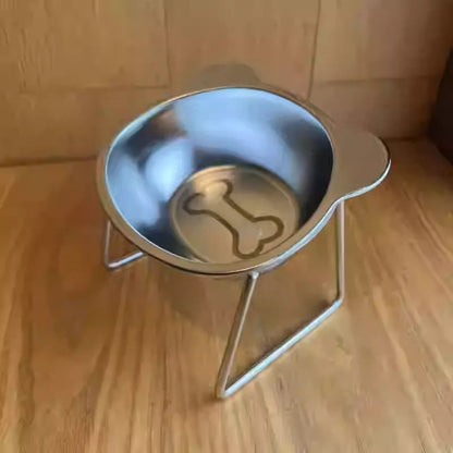 Dachshund Food Water Bowl – Non-Slip Durable Stainless Steel Feeder