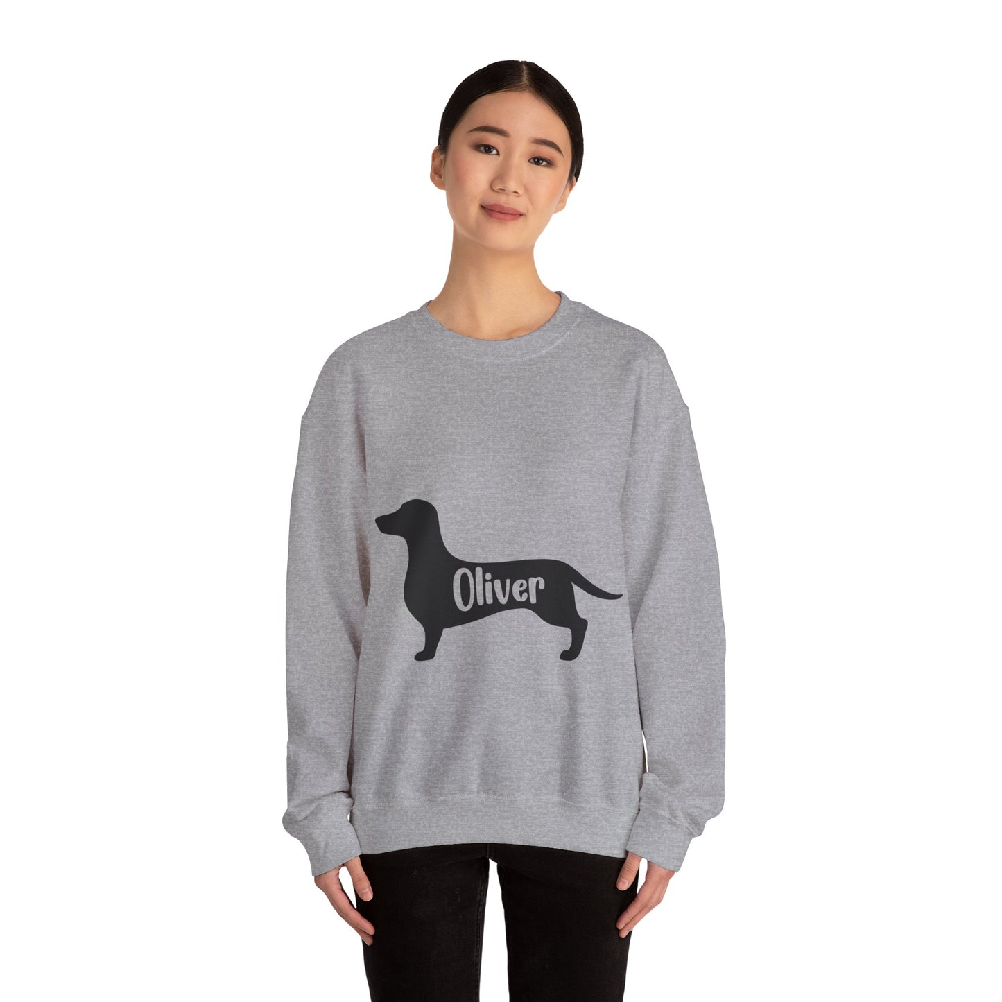 Sudadera personalizada con nombre de perro salchicha - Sudadera unisex 