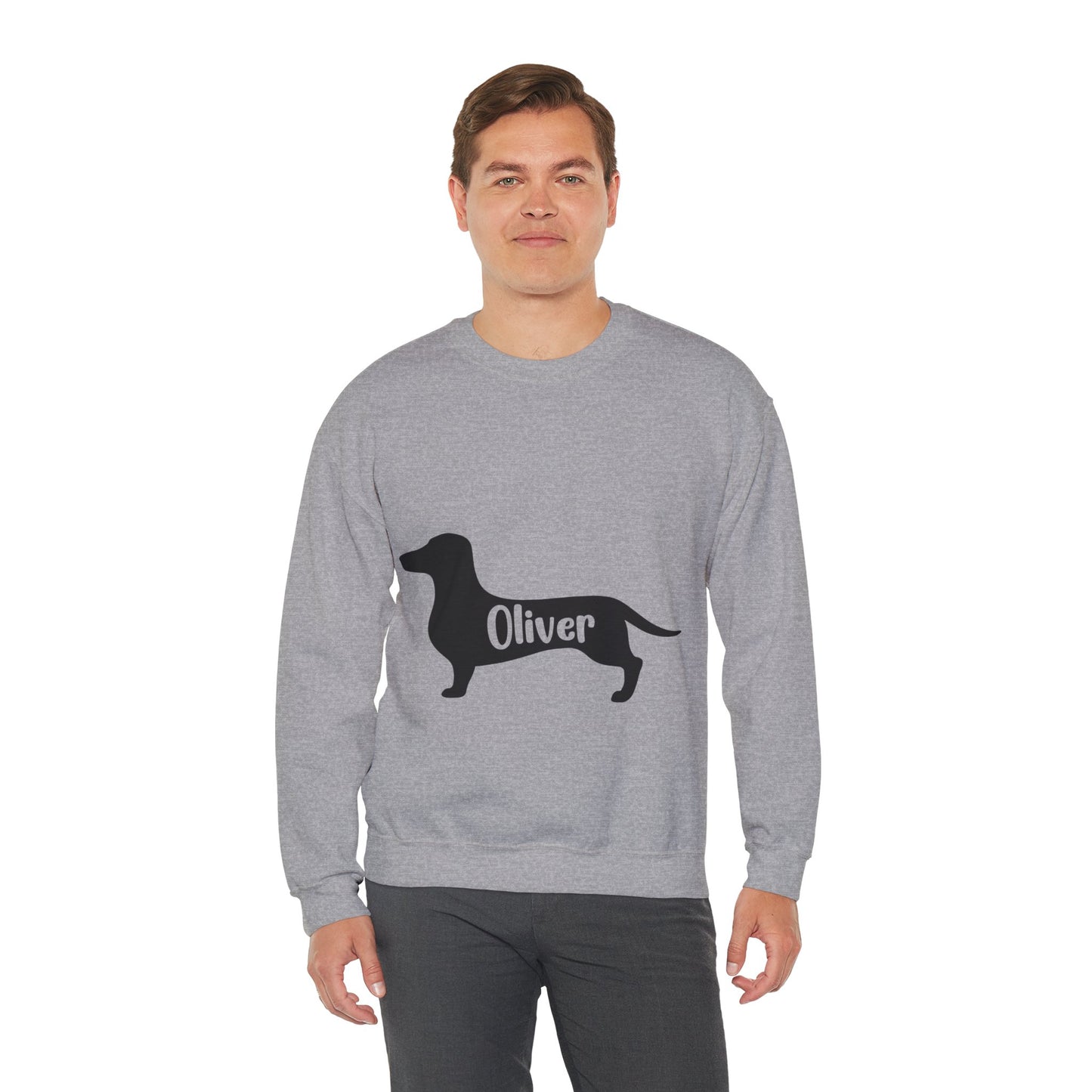 Sudadera personalizada con nombre de perro salchicha - Sudadera unisex 