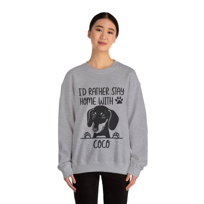 Sudadera personalizada con nombre de perro salchicha - Sudadera unisex