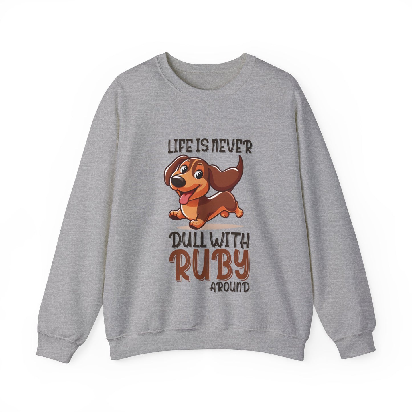 Sudadera personalizada con nombre de perro salchicha - Sudadera unisex 