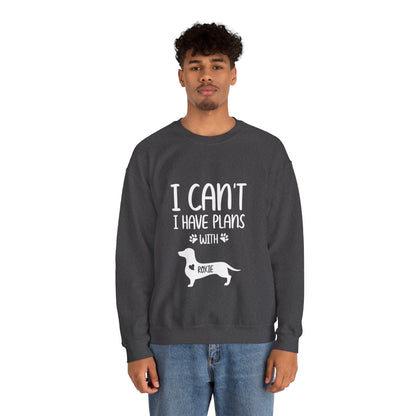 Sudadera personalizada con nombre de perro salchicha - Sudadera unisex 
