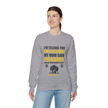 Sudadera personalizada con nombre de perro salchicha - Sudadera unisex 
