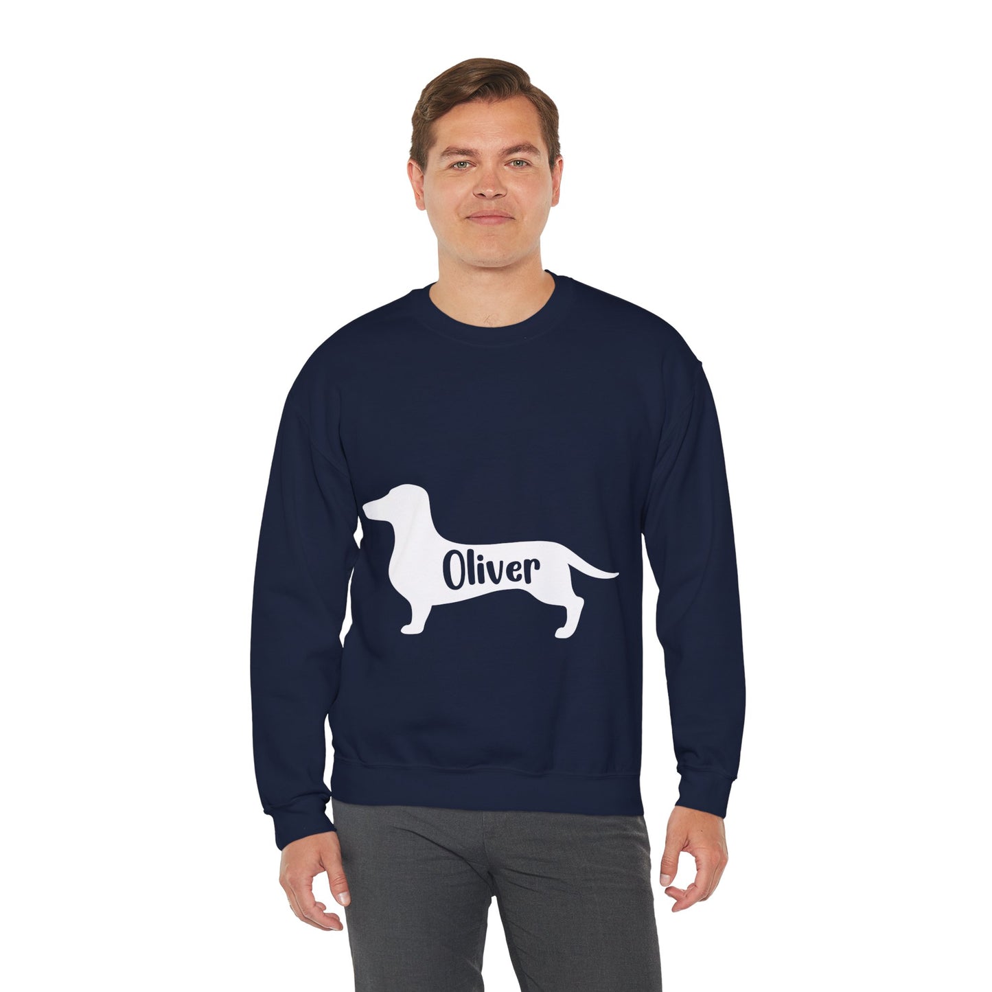 Sudadera personalizada con nombre de perro salchicha - Sudadera unisex 