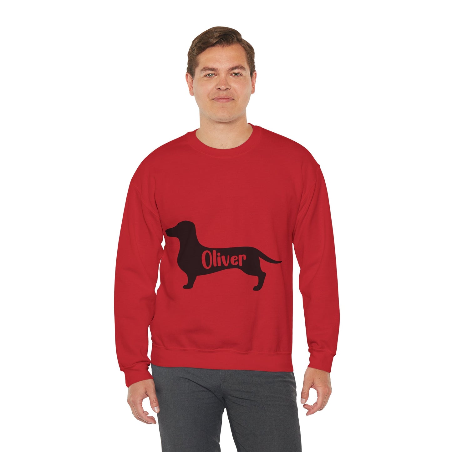 Sudadera personalizada con nombre de perro salchicha - Sudadera unisex 