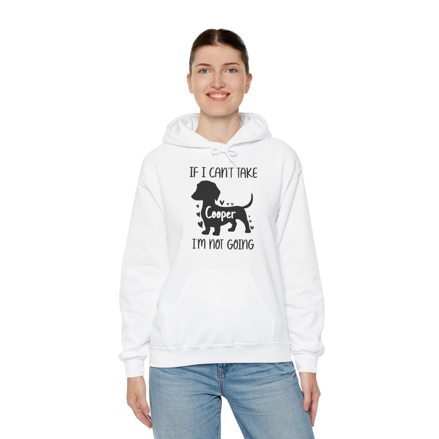 Sudadera con capucha personalizada con nombre de perro salchicha - Sudadera con capucha unisex 