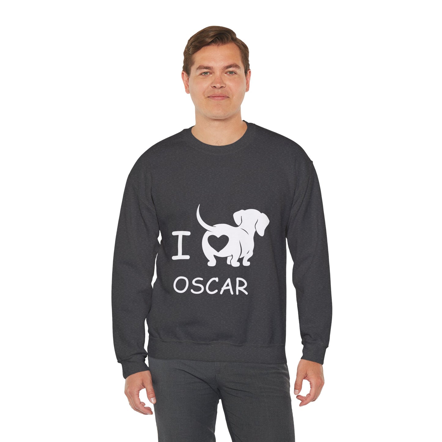 Sudadera personalizada con nombre de perro salchicha - Sudadera unisex 