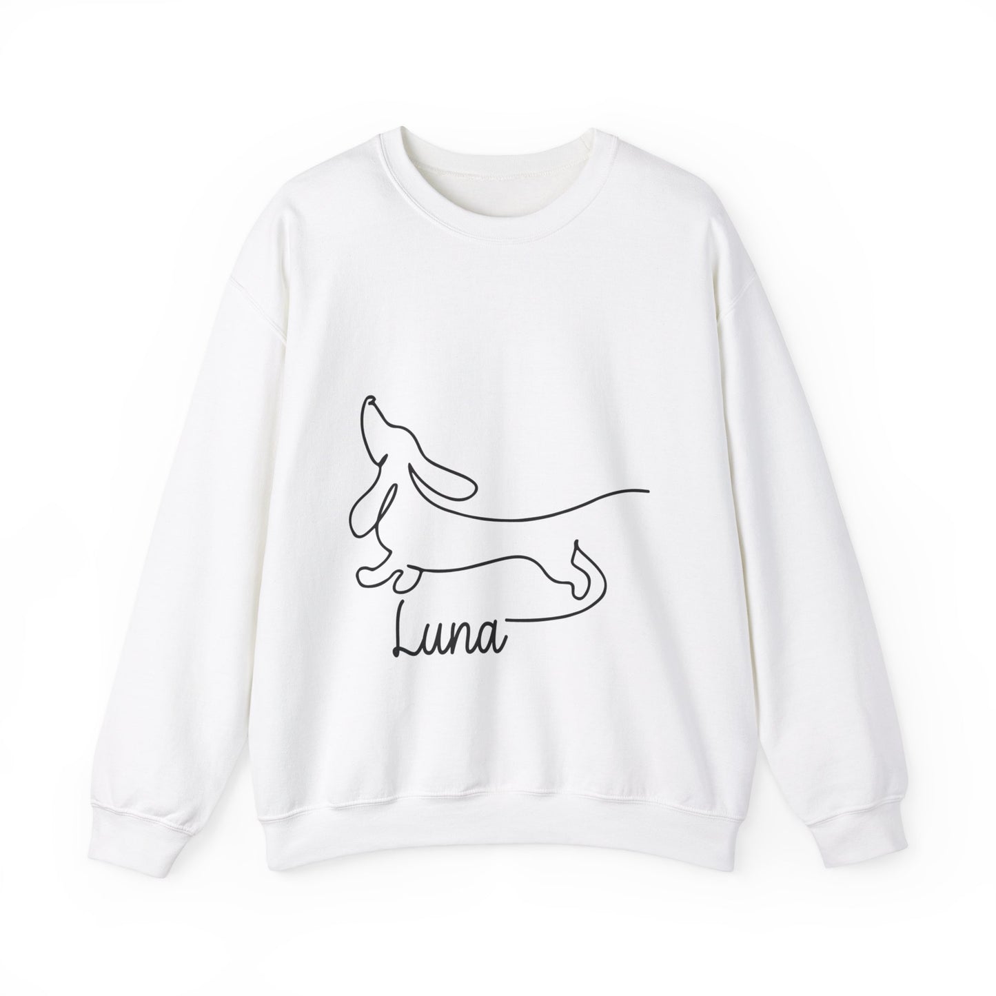 Sudadera personalizada con nombre dachshund - Sudadera unisex para amantes de Dachshund 