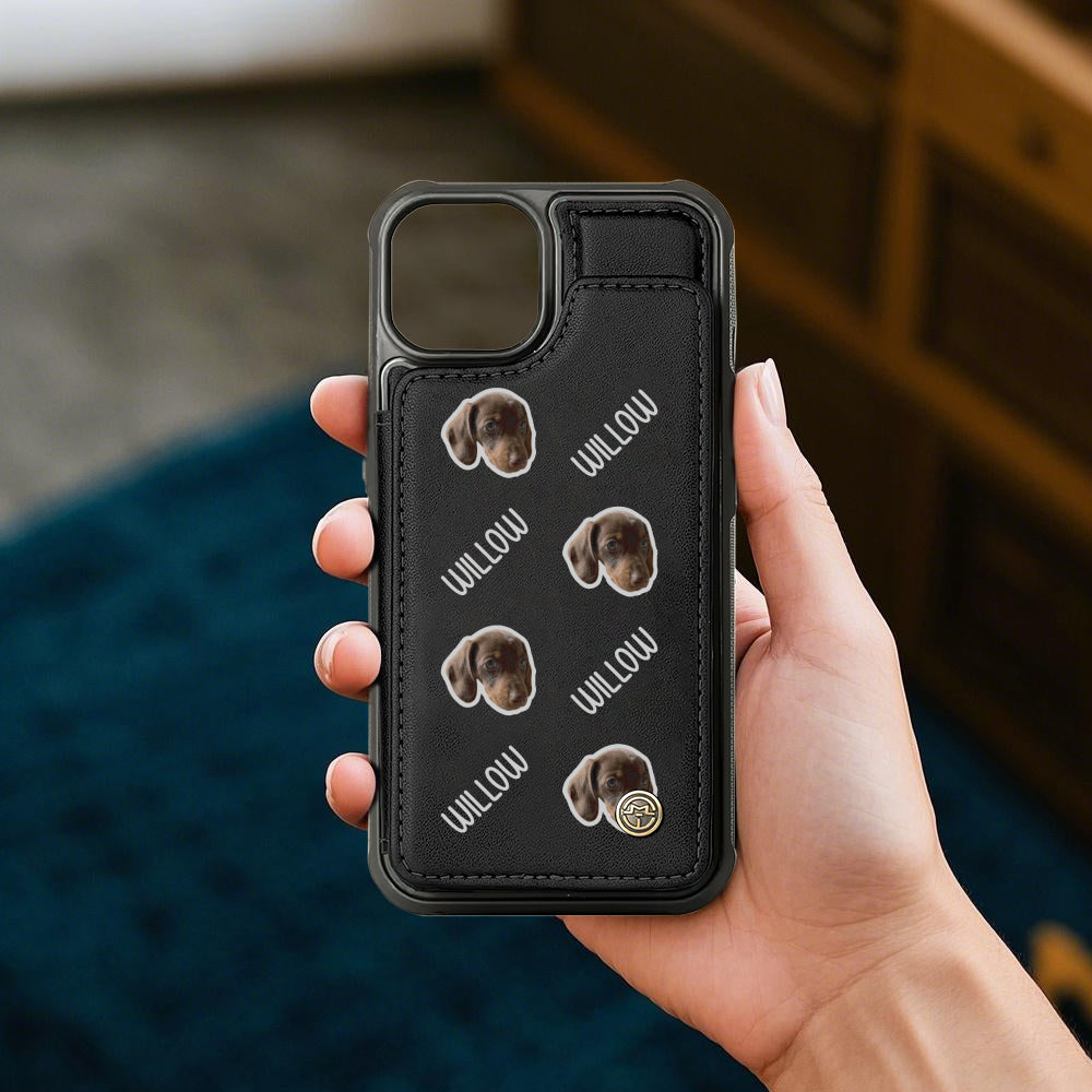 Fern - Personalized  Leather Wallet Case for for iPhone & Samsung