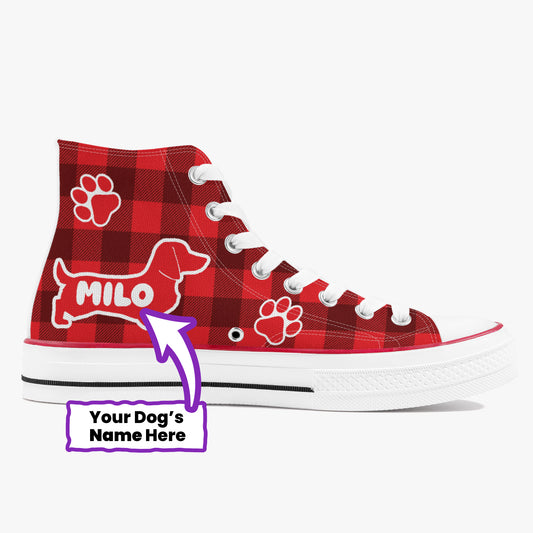 Milo - Personalized High-Top Canvas Shoes